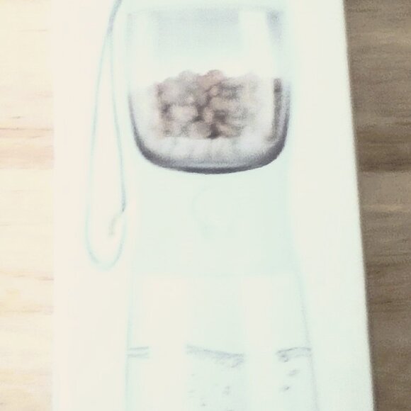 PET WATER BOTTLE - PORTABLE Includes FOOD DISPENSER, Color MILK WHITE - Picture 6 of 6